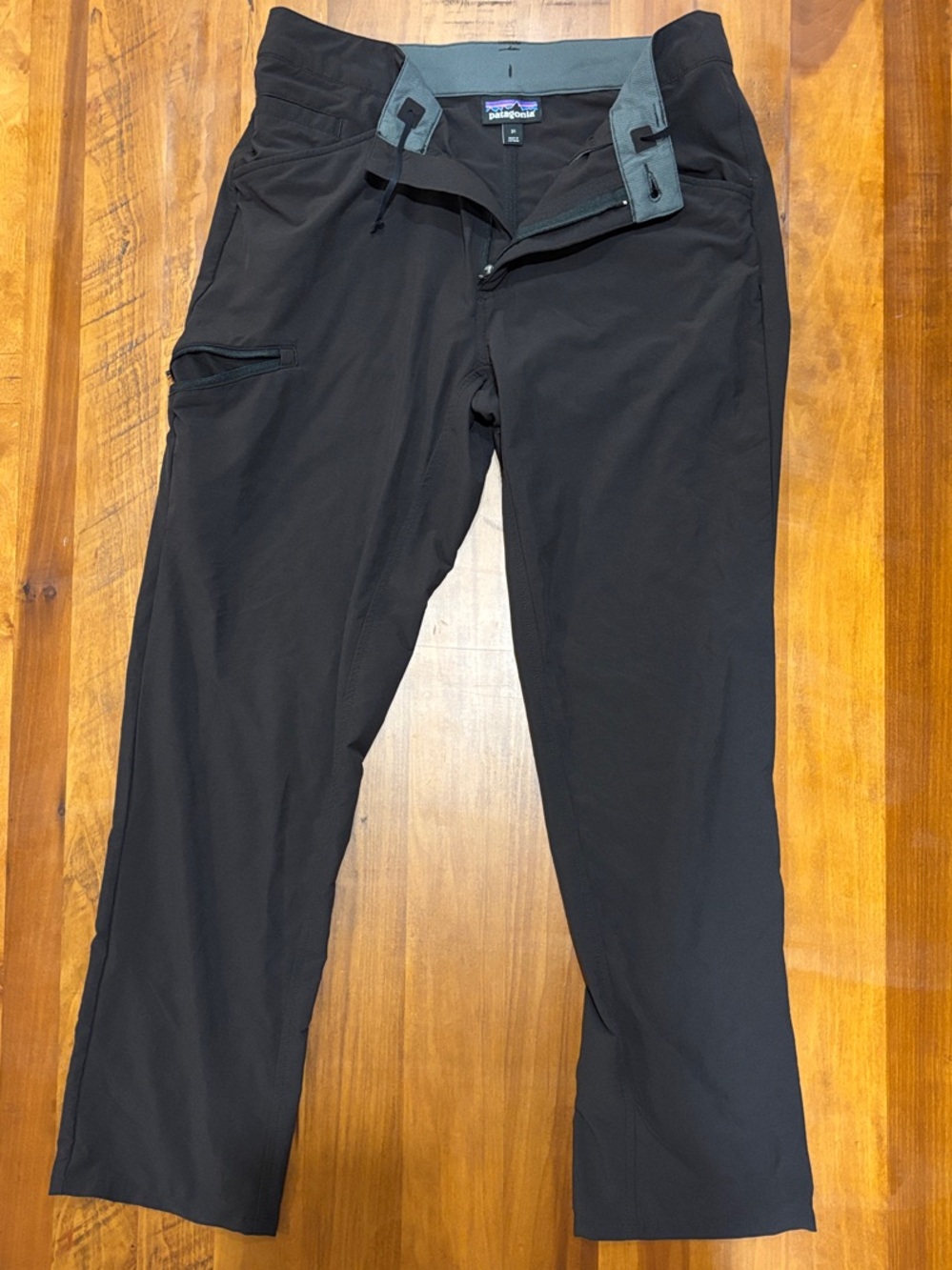 Patagonia Dark Brown Men's Cargo Pants with Zip Pocket